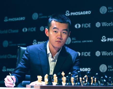 Ding Liren Vs Fabiano Caruana at Candidates Chess Tournament 2020 round 03