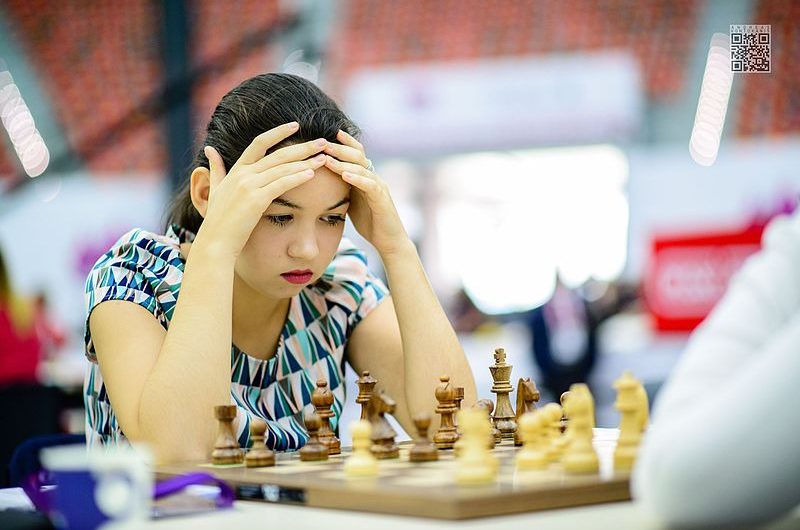 Aleksandra Goryachkina Vs Wenjun Ju at FIDE Women’s Grand Prix Lausanne 2020 round 10