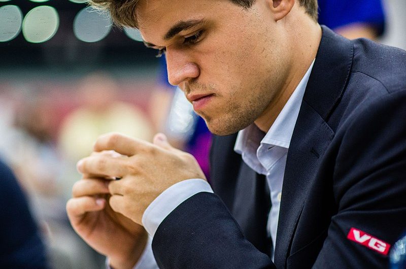 Carlsen, Magnus (NOR) Vs Firouzja, Alireza (FID),  Round 01, Tata Steel Chess Tournament, Wijk aan Zee, the Netherlands