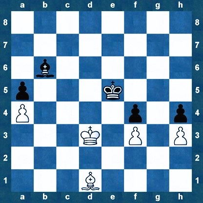 bad bishop representation in chess game