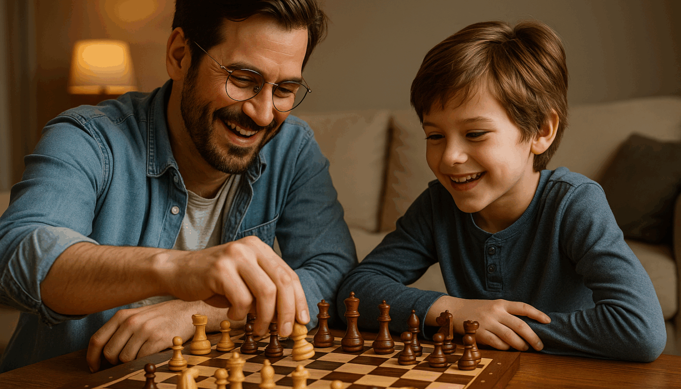 fathers day chessbox play chess